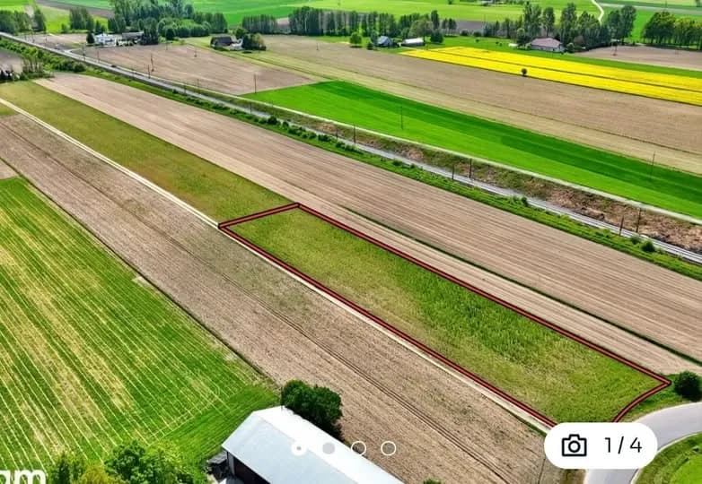 Sprzedam działkę rolno-budowlana 4000m²